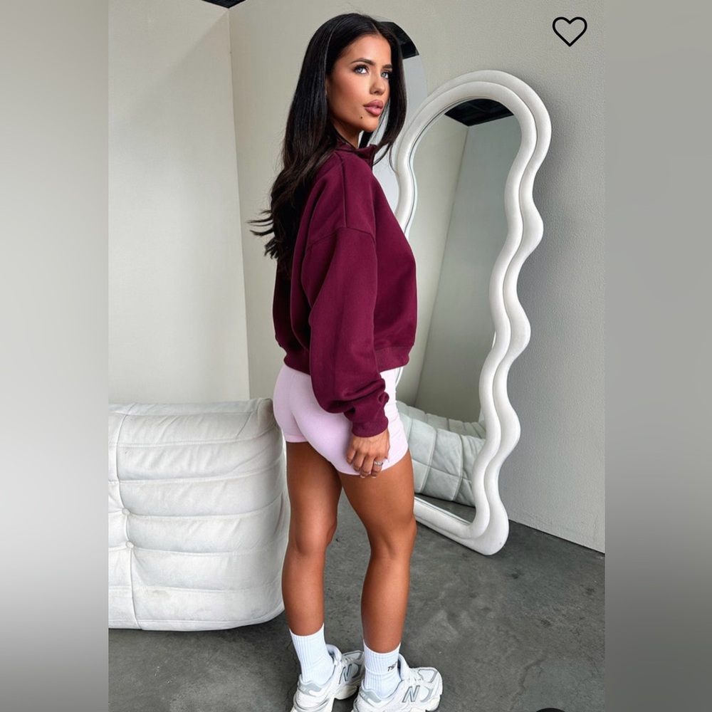 Thatssofetch Beckham Half Zip Sweater - Burgundy … - image 5